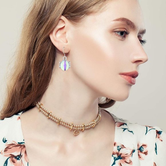 New 16 Pairs Crystal Drop Dangle Earrings Multi-shaped Quartz Stone Earrings - Picture 3 of 6